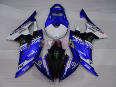 Monster - Blue White Black Fairings and Bodywork For 2008-2016 YZF-R6 #LF3430