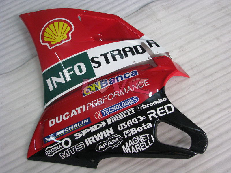 INFO STRADA - Red White Black Fairings and Bodywork For 1994-1998 916 #LF3179