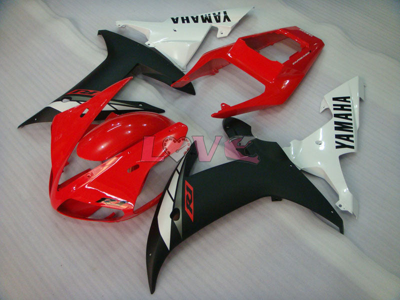Factory Style - Red White Black Fairings and Bodywork For 2002-2003 YZF-R1 #LF3604