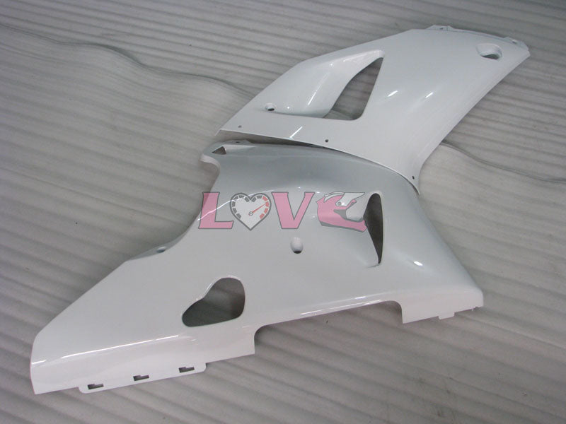 No sticker / decal Factory Style - White Fairings and Bodywork For 2000-2001 YZF-R1 #LF3625