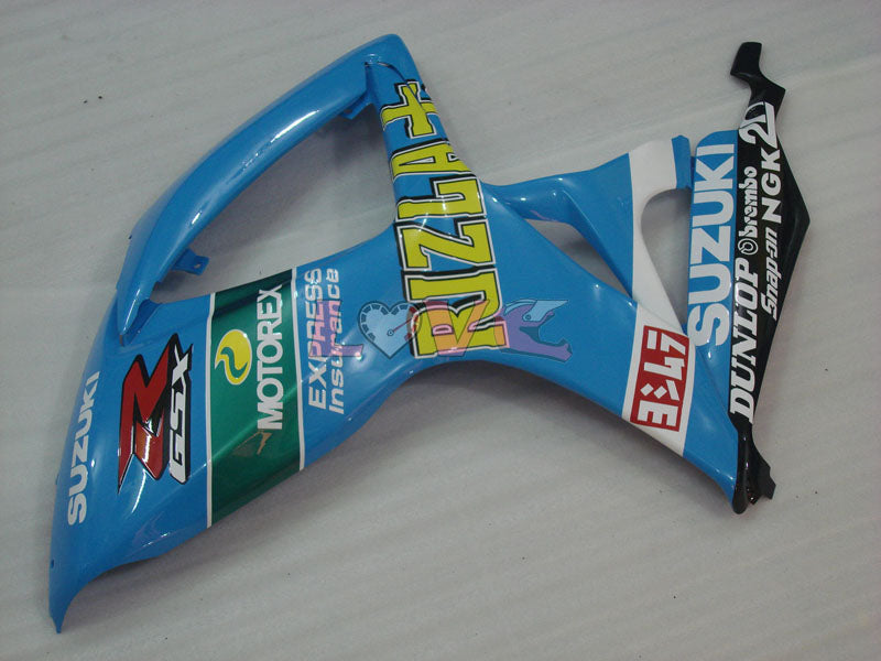 DUNLOP Rizla+ - Blue Black Fairings and Bodywork For 2006-2007 GSX-R600 #LF6256