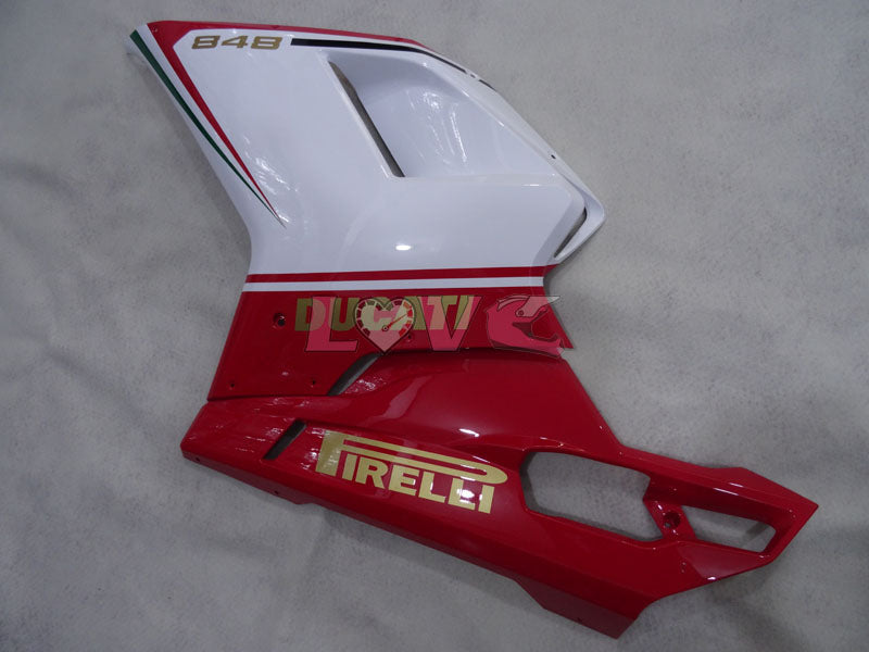 PIRELLI - Red White Fairings and Bodywork For 2008-2013 848 #LF3153