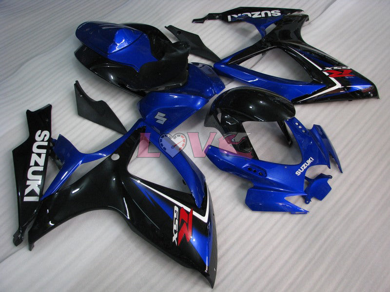 Factory Style - Blue Black Fairings and Bodywork For 2006-2007 GSX-R750 #LF6498
