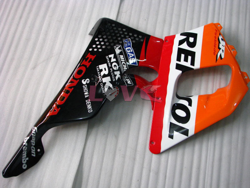 Repsol - Red Orange Black Fairings and Bodywork For 1992-1993 CBR900RR #LF3032