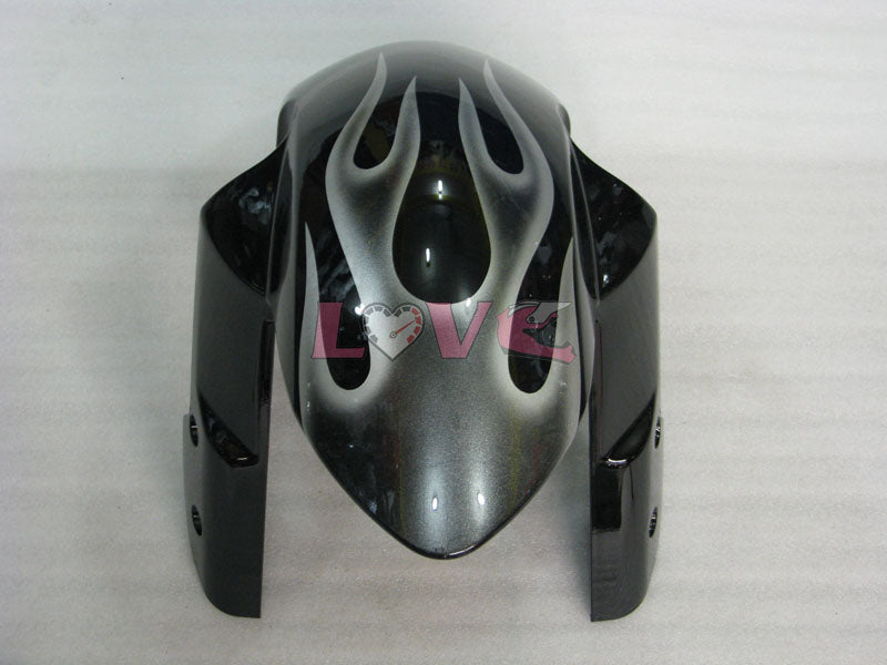 Flame - White Black Fairings and Bodywork For 2005-2006 GSX-R1000 #LF5893