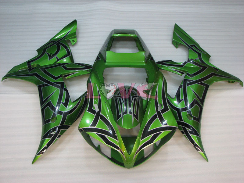 Factory Style Customize - Green Fairings and Bodywork For 2002-2003 YZF-R1 #LF3600