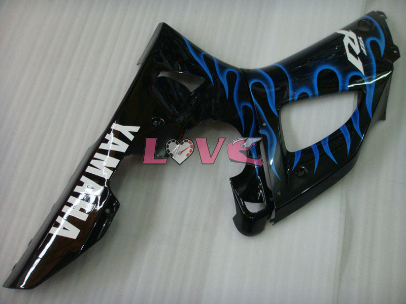 Flame - Blue Black Fairings and Bodywork For 1998-1999 YZF-R1 #LF7089