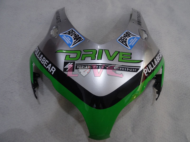 DRIVE - Green Silver Fairings and Bodywork For 2008-2011 CBR1000RR #LF4341