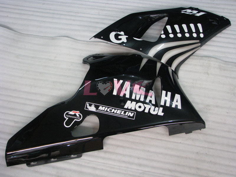 GO!!!!!!! MOTUL - Black Fairings and Bodywork For 2000-2001 YZF-R1 #LF7059