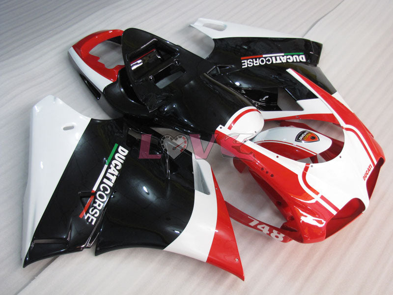 Factory Style - Red White Black Fairings and Bodywork For 1994-2002 748 #LF3205