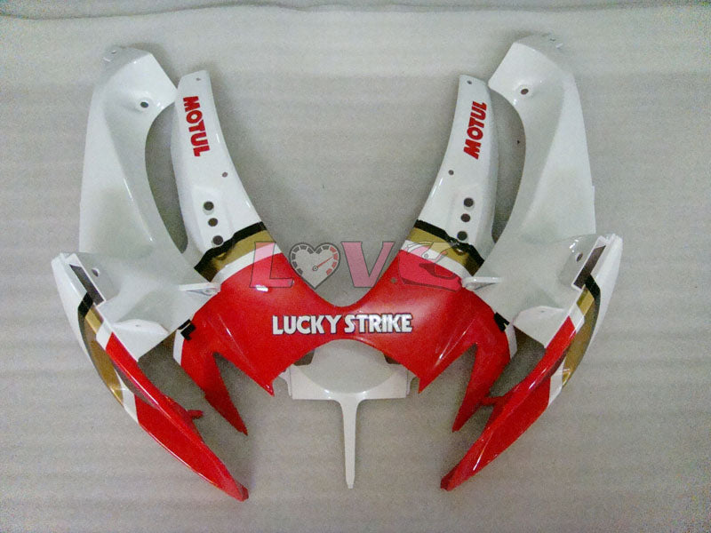 Lucky Strike - Red White Fairings and Bodywork For 2006-2007 GSX-R750 #LF6532