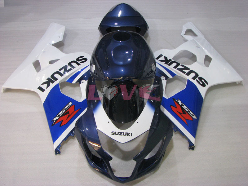 Factory Style - White Black Fairings and Bodywork For 2004-2005 GSX-R600 #LF6483