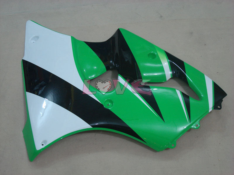 Factory Style - Green White Fairings and Bodywork For 2000-2002 NINJA ZX-6R #LF6166