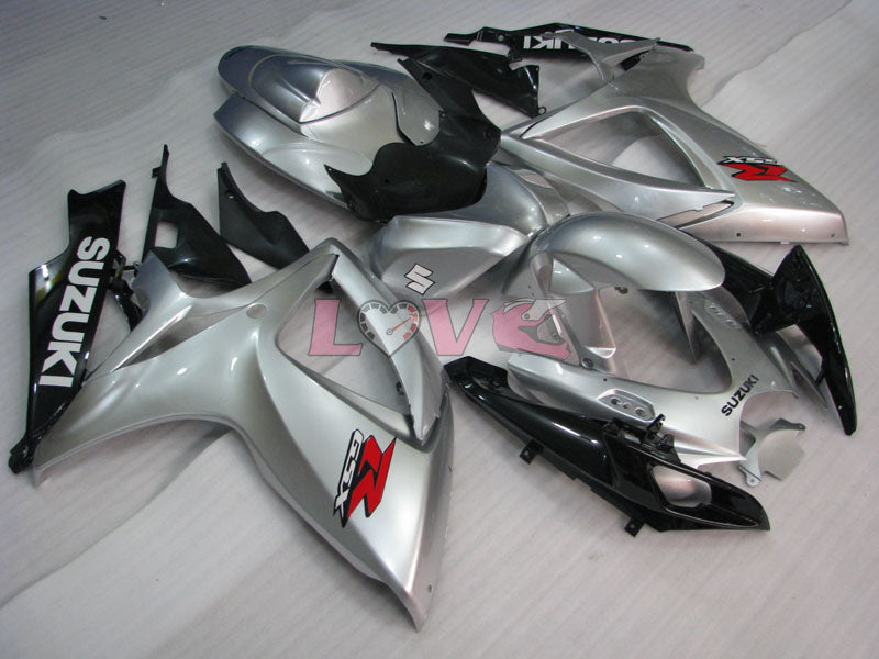 Factory Style - Black Grey Fairings and Bodywork For 2006-2007 GSX-R750 #LF6490