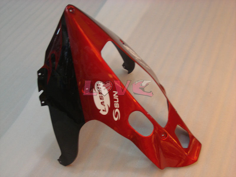 Flame - Red Black Fairings and Bodywork For 1997-2007 YZF1000R #LF7917
