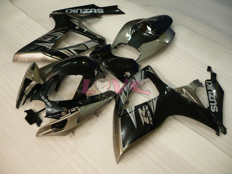 Factory Style - Black Grey Fairings and Bodywork For 2006-2007 GSX-R750 #LF4008
