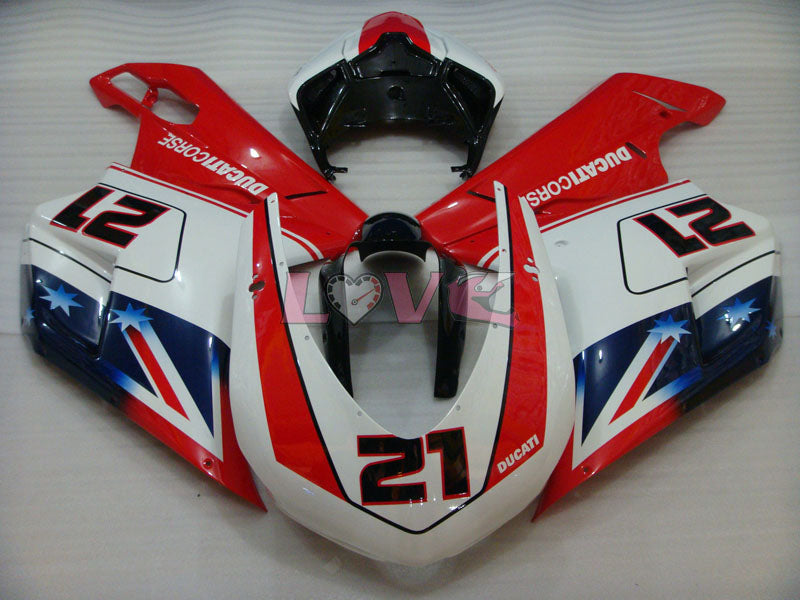 Xerox - Red White Fairings and Bodywork For 2008-2013 848 #LF5607
