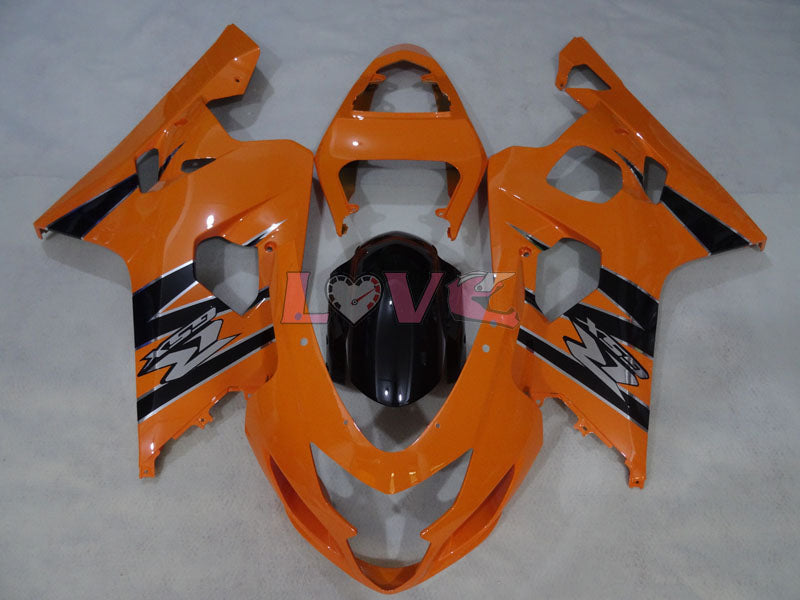 Factory Style - Orange Black Fairings and Bodywork For 2004-2005 GSX-R600 #LF4129