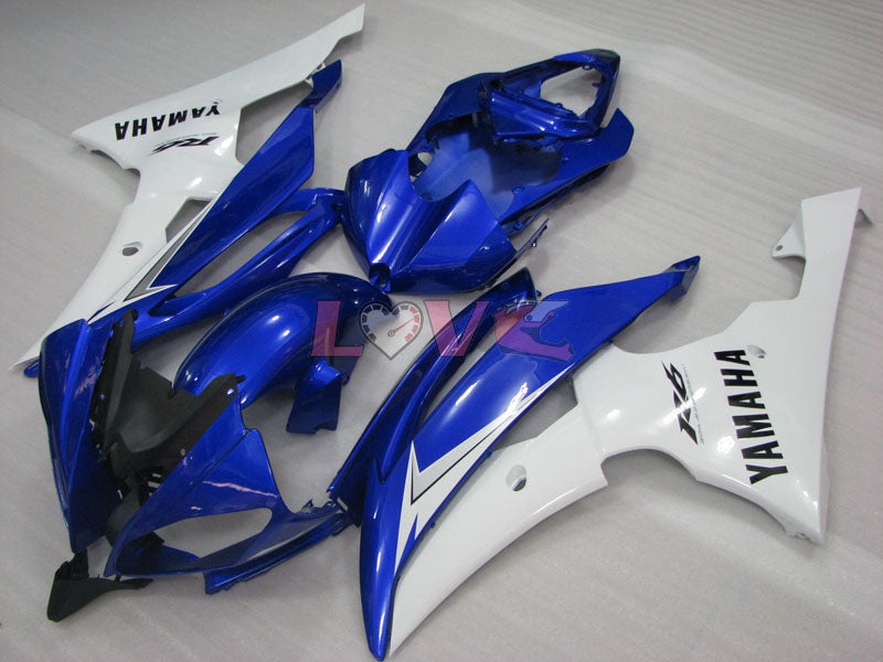 Factory Style - Blue White Fairings and Bodywork For 2008-2016 YZF-R6 #LF3405