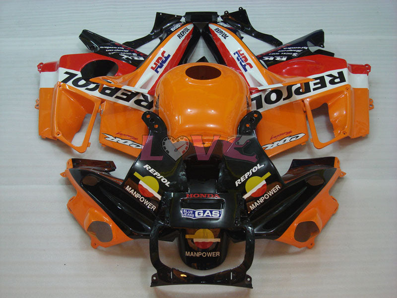 Repsol - Orange Black Fairings and Bodywork For 1991-1994 CBR600F2 #LF4843