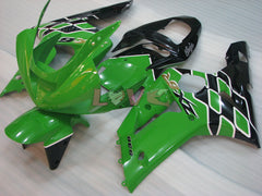 Factory Style - Green Black Fairings and Bodywork For 2003-2004 NINJA ZX-6R #LF6076