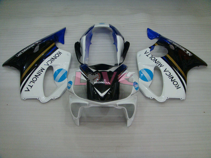 Konica Minolta - White Black Fairings and Bodywork For 2004-2007 CBR600F4i #LF7618