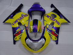 Factory Style - Yellow Purple Fairings and Bodywork For 2001-2003 GSX-R600 #LF4278