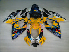 Corona MOTUL - Yellow Black Fairings and Bodywork For 2006-2007 GSX-R600 #LF6402