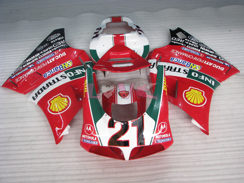 INFO STRADA - Red White Black Fairings and Bodywork For 1994-2002 748 #LF3202