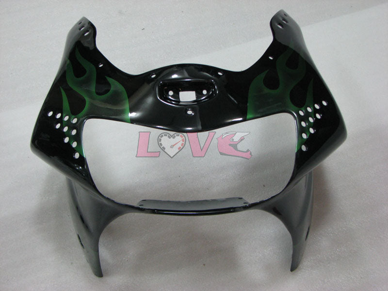 Flame - Green Black Fairings and Bodywork For 1998-1999 CBR919RR #LF7977