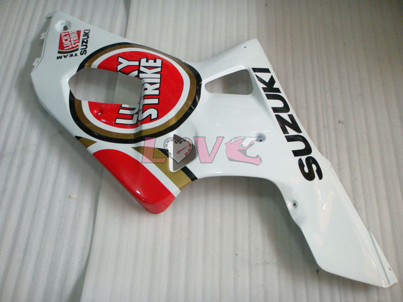 Lucky Strike - Red White Fairings and Bodywork For 2001-2003 GSX-R600 #LF6774