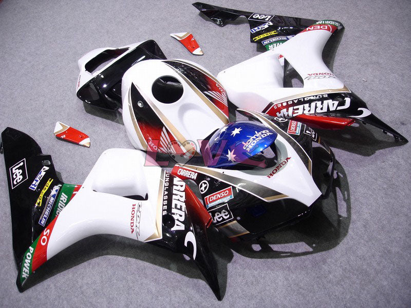 Lee - White Black Fairings and Bodywork For 2006-2007 CBR1000RR #LF7213