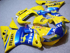 Camel MOTUL - Yellow Blue Fairings and Bodywork For 1998-1999 YZF-R1 #LF7377
