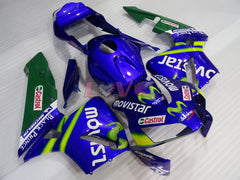 Movistar - Yellow Blue Fairings and Bodywork For 2003-2004 CBR600RR #LF4453