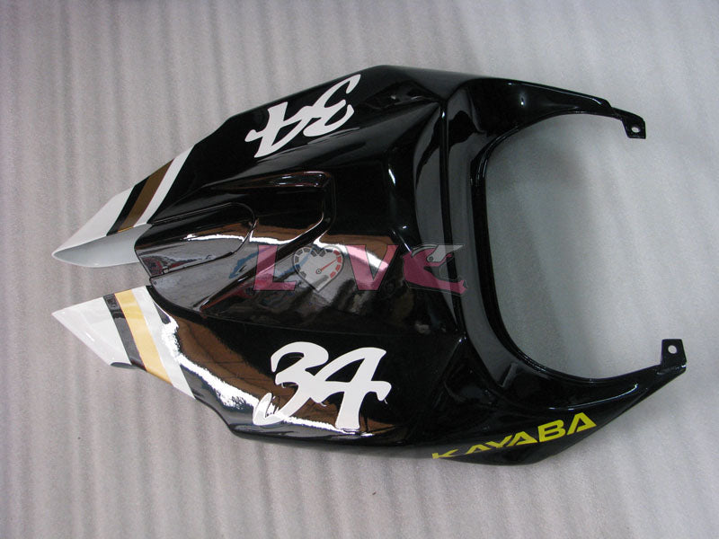 Lucky Strike - White Black Fairings and Bodywork For 2004-2009 RSV 1000 R #LF3067