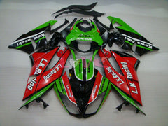 Motocard - Red Green Fairings and Bodywork For 2009-2012 NINJA ZX-6R #LF5874