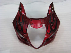 Flame - Red Black Fairings and Bodywork For 2003-2004 GSX-R1000 #LF6026
