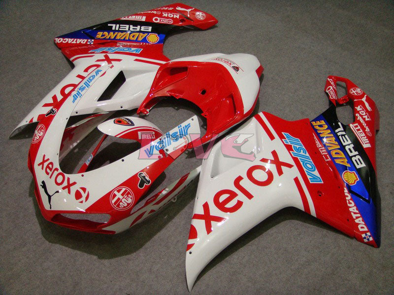 Xerox - Red White Fairings and Bodywork For 2008-2013 848 #LF5623