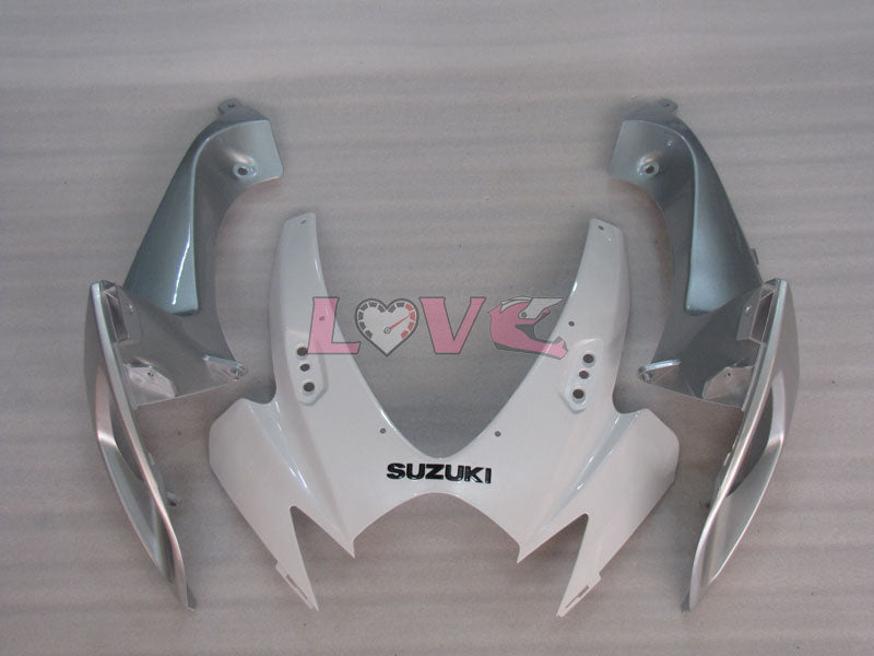 Factory Style - White Silver Fairings and Bodywork For 2006-2007 GSX-R600 #LF4037