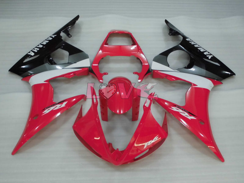 Factory Style - Red Black Fairings and Bodywork For 2003-2004 YZF-R6 #LF3542