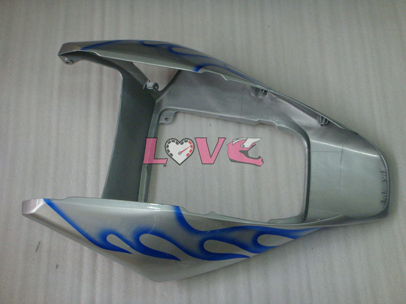 Flame - Blue Silver Fairings and Bodywork For 2006-2007 CBR1000RR #LF7230