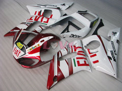 FIAT - Red White Fairings and Bodywork For 1998-2002 YZF-R6 #LF3355