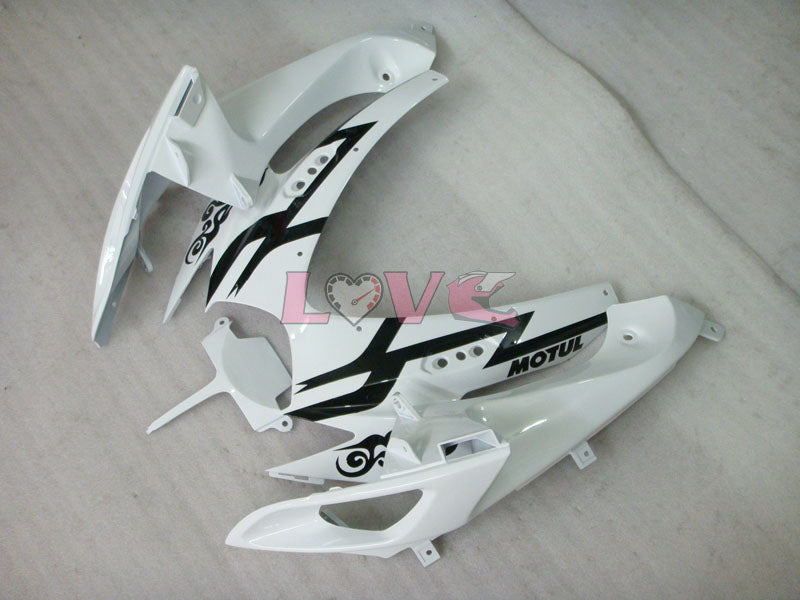 Corona - White Black Fairings and Bodywork For 2006-2007 GSX-R750 #LF6568