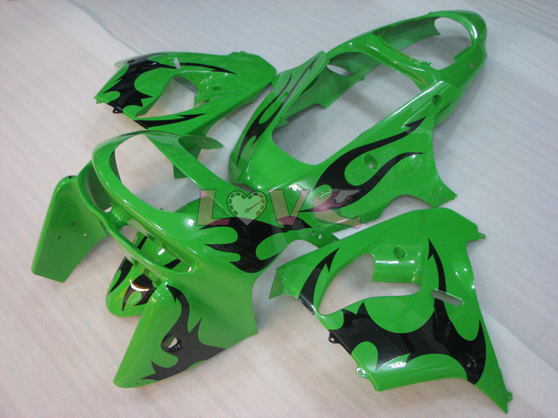 Factory Style - Green Black Fairings and Bodywork For 1998-1999 NINJA ZX-9R #LF3282