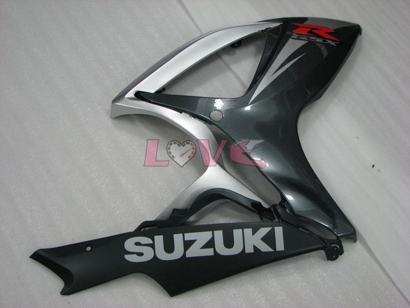 Factory Style - Black Silver Fairings and Bodywork For 2006-2007 GSX-R600 #LF4046