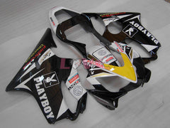 PlayBoy - White Black Fairings and Bodywork For 2001-2003 CBR600F4i #LF4494
