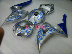 Flame - Blue Silver Fairings and Bodywork For 2006-2007 CBR1000RR #LF7230