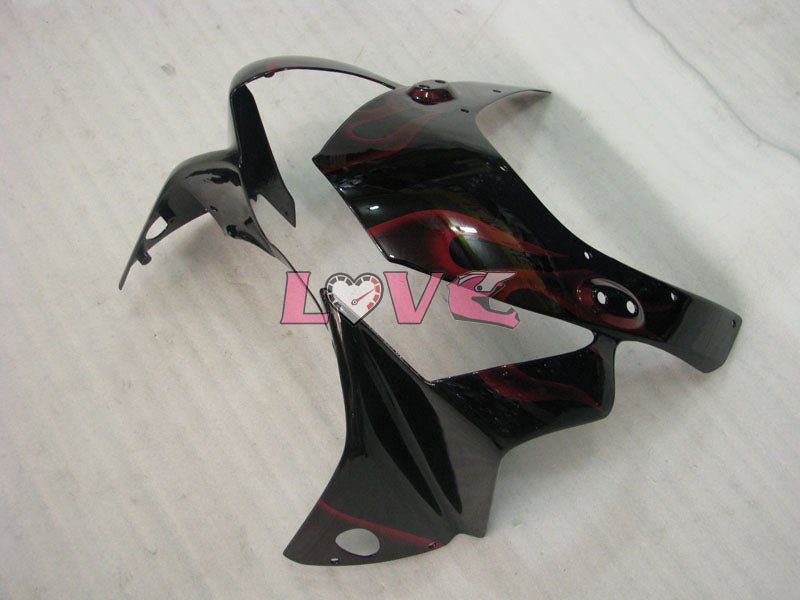 Flame - Red Black Fairings and Bodywork For 2002-2003 CBR954RR #LF5195