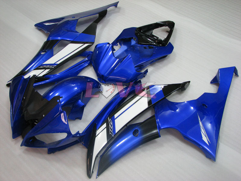Factory Style - Blue White Black Fairings and Bodywork For 2008-2016 YZF-R6 #LF3408