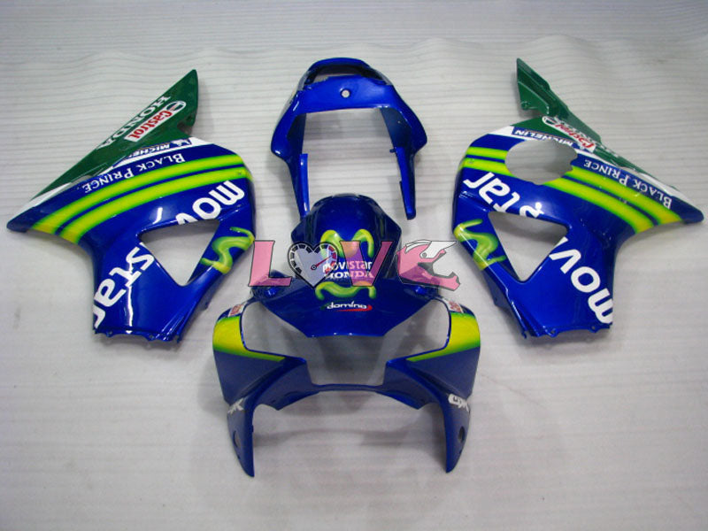 Movistar - Blue Fairings and Bodywork For 2002-2003 CBR954RR #LF5188